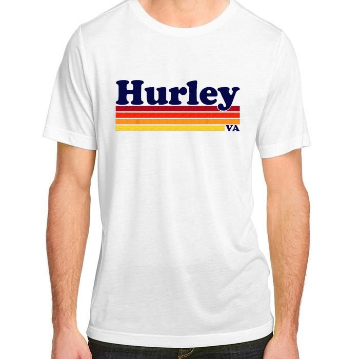 Vintage 1980s Graphic Style Hurley Virginia Adult ChromaSoft Performance T-Shirt