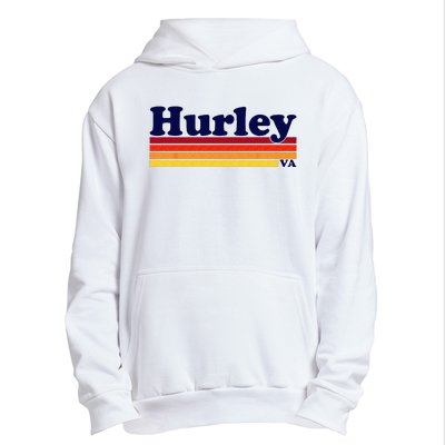 Vintage 1980s Graphic Style Hurley Virginia Urban Pullover Hoodie