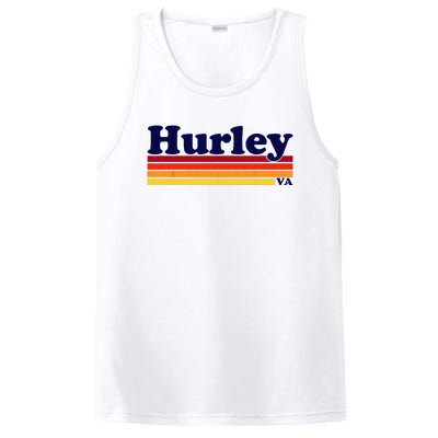 Vintage 1980s Graphic Style Hurley Virginia PosiCharge Competitor Tank