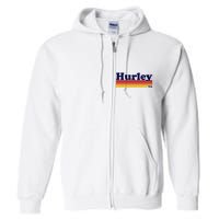 Vintage 1980s Graphic Style Hurley Virginia Full Zip Hoodie