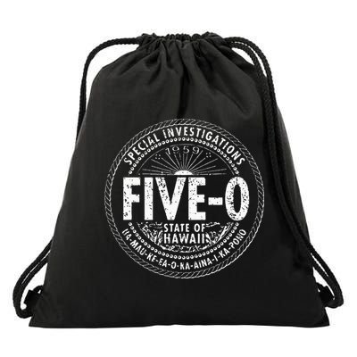  Vintage 1959 Hawaii Five 0 H50 Hawaii 50s Drawstring Bag
