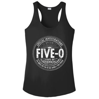  Vintage 1959 Hawaii Five 0 H50 Hawaii 50s Ladies PosiCharge Competitor Racerback Tank
