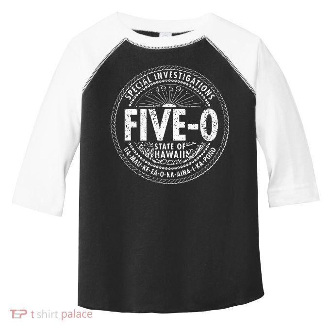  Vintage 1959 Hawaii Five 0 H50 Hawaii 50s Toddler Fine Jersey T-Shirt