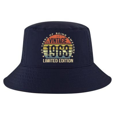 Vintage 1963 Limited Edition 60 Year Old Gifts 60th Birthday Cool Comfort Performance Bucket Hat