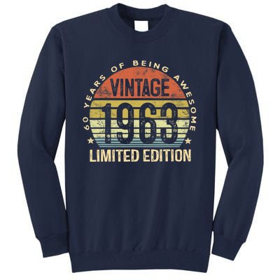 Vintage 1963 Limited Edition 60 Year Old Gifts 60th Birthday Tall Sweatshirt