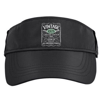 Vintage 1975 Limited Edition 50 Years Old 50th Birthday Adult Drive Performance Visor