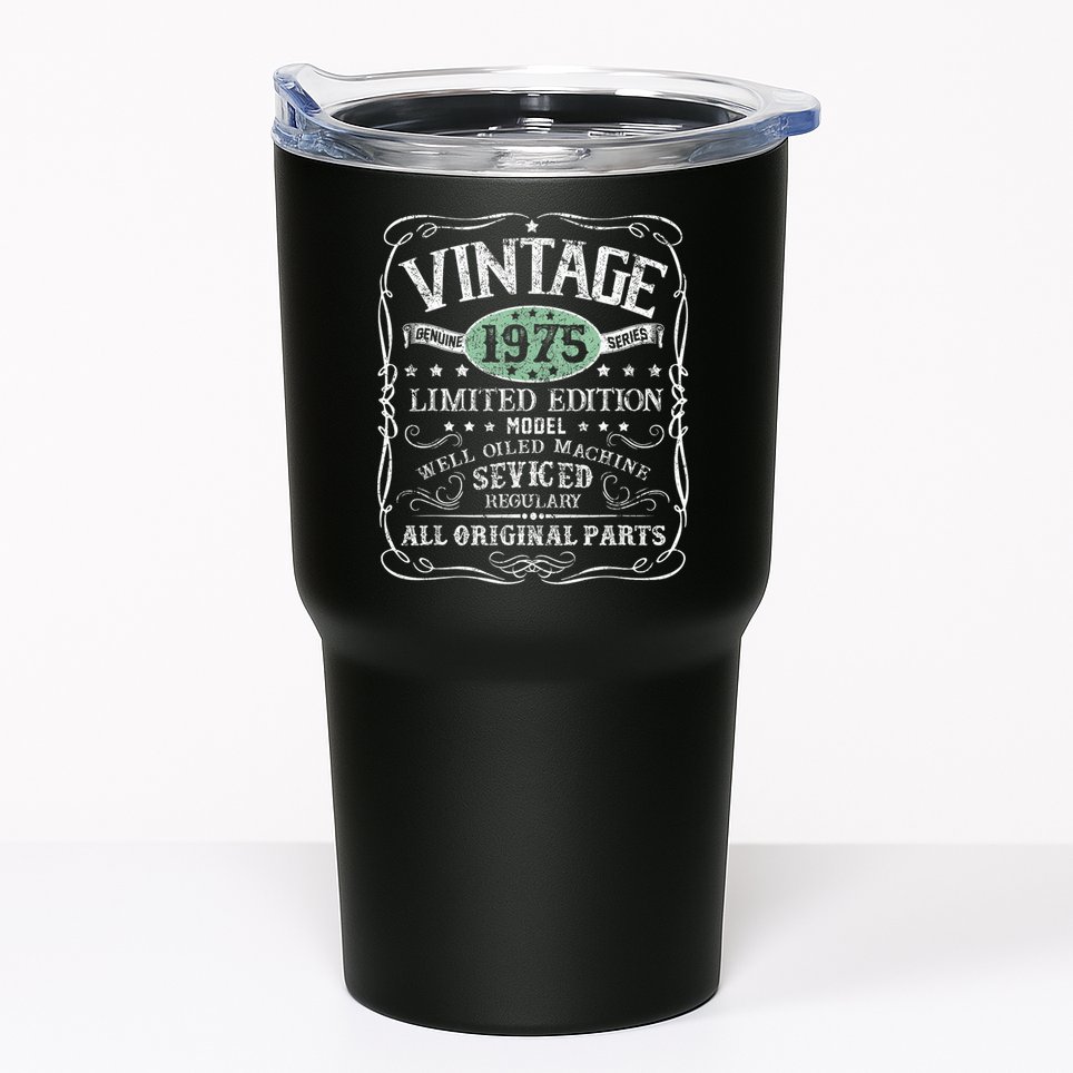 Vintage 1975 Limited Edition 50 Years Old 50th Birthday Tumbler