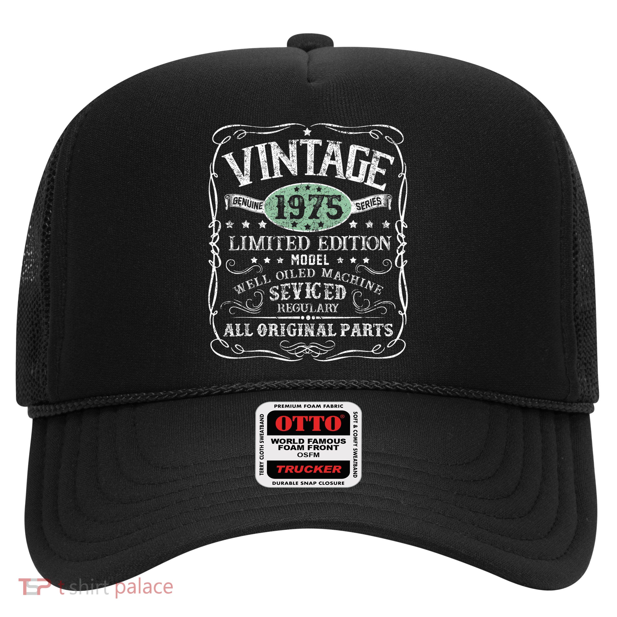 Vintage 1975 Limited Edition 50 Years Old 50th Birthday Trucker Hat