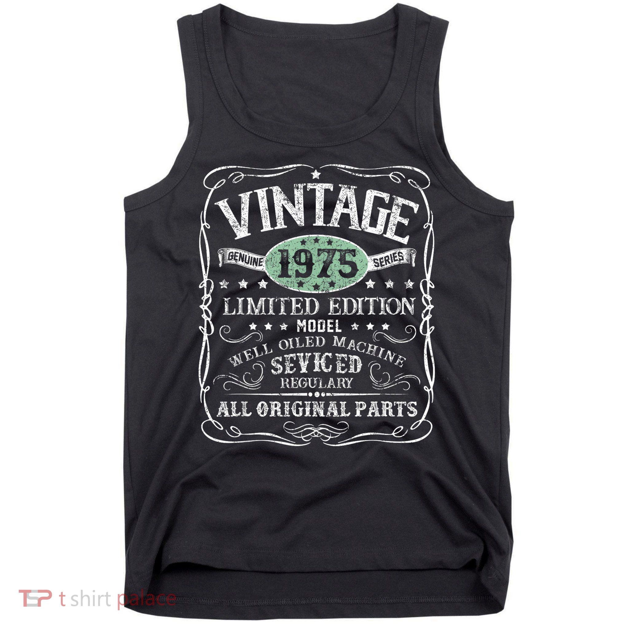 Vintage 1975 Limited Edition 50 Years Old 50th Birthday Tank Top