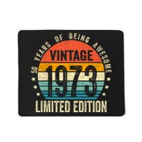 Vintage 1973 Limited Edition 50 Year Old Gifts 50th Birthday Mousepad