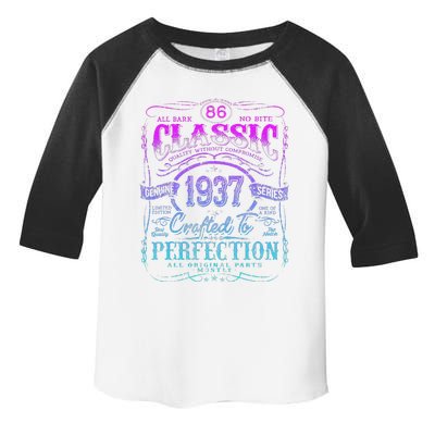 Vintage 1937 Limited Edition 86 Year Old 86th Birthday Cute Toddler Fine Jersey T-Shirt