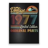 Vintage 1977 Limited Edition Original Parts 47 Years Old Poster