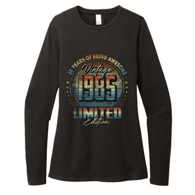 Vintage 1985 Limited Edition 38 Year Old 38th Birthday Womens CVC Long Sleeve Shirt