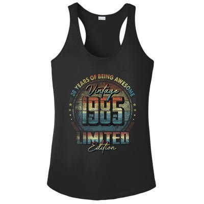 Vintage 1985 Limited Edition 38 Year Old 38th Birthday Ladies PosiCharge Competitor Racerback Tank