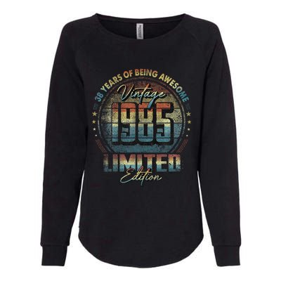 Vintage 1985 Limited Edition 38 Year Old 38th Birthday Womens California Wash Sweatshirt