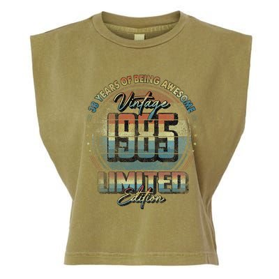 Vintage 1985 Limited Edition 38 Year Old 38th Birthday Garment-Dyed Women's Muscle Tee