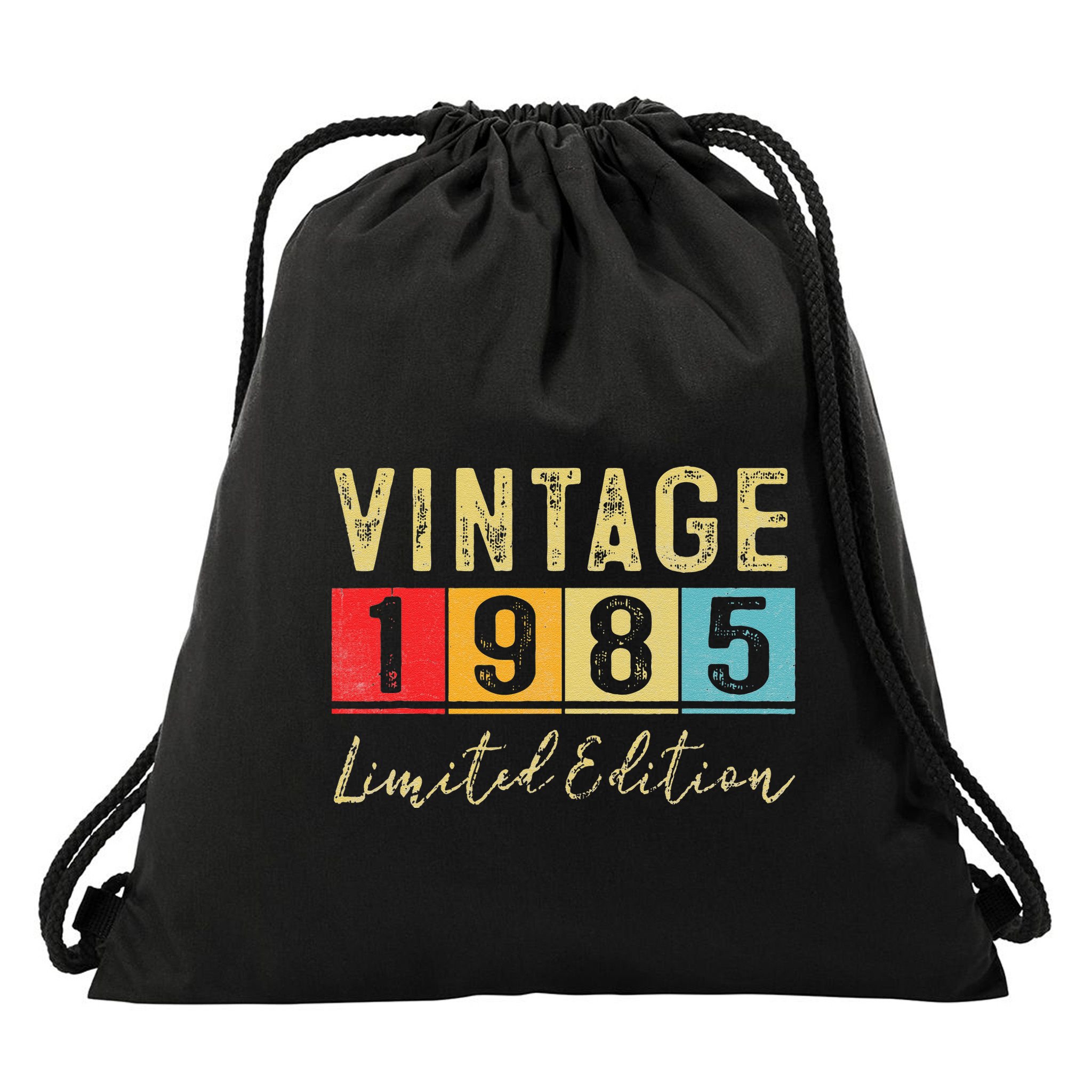Vintage 1985 Limited Edition Made In 1985 38th Birthday Gift Drawstring Bag