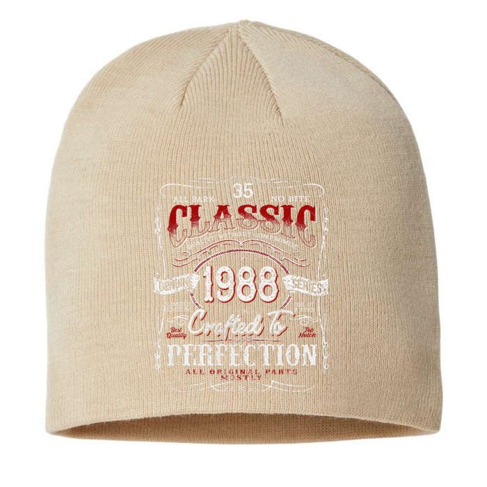 Vintage 1988 Limited Edition 35 Year Old 35th Birthday Cute Sustainable Beanie