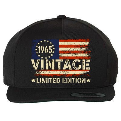 Vintage 1965 Limited Edition 59 Year Old Gifts 59th Birthday Wool Snapback Cap