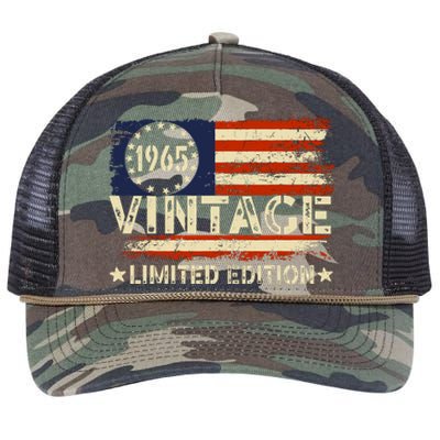 Vintage 1965 Limited Edition 59 Year Old Gifts 59th Birthday Retro Rope Trucker Hat Cap