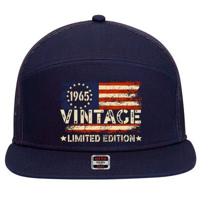 Vintage 1965 Limited Edition 59 Year Old Gifts 59th Birthday 7 Panel Mesh Trucker Snapback Hat