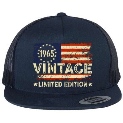 Vintage 1965 Limited Edition 59 Year Old Gifts 59th Birthday Flat Bill Trucker Hat