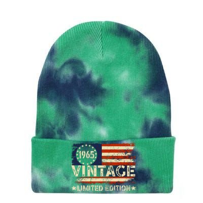 Vintage 1965 Limited Edition 59 Year Old Gifts 59th Birthday Tie Dye 12in Knit Beanie