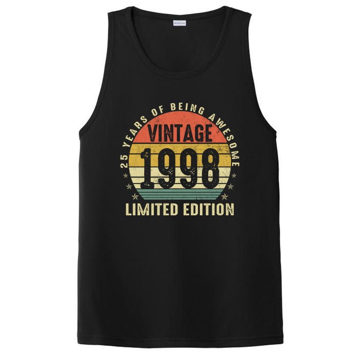 Vintage 1998 Limited Edition 25 Year Old Gifts 25th Birthday PosiCharge Competitor Tank