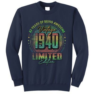 Vintage 1940 Limited Edition 83 Year Old 83rd Birthday Sweatshirt