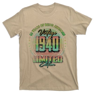 Vintage 1940 Limited Edition 83 Year Old 83rd Birthday T-Shirt