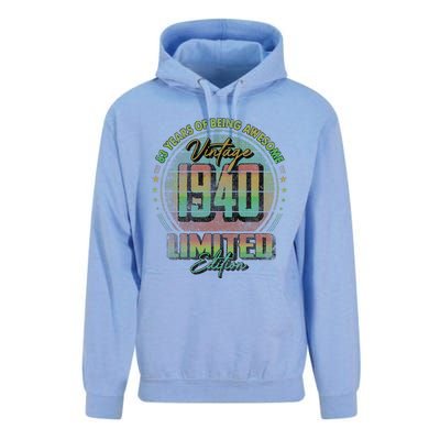 Vintage 1940 Limited Edition 83 Year Old 83rd Birthday Unisex Surf Hoodie