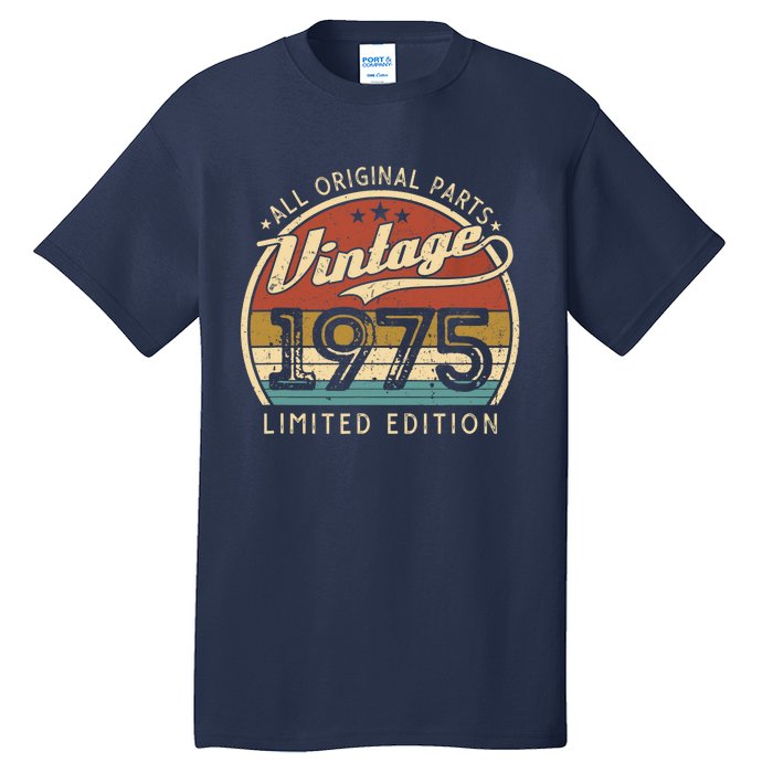 Vintage 1975 Limited Edition 47 Years Old 47th Birthday Tall T-Shirt