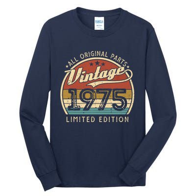 Vintage 1975 Limited Edition 47 Years Old 47th Birthday Tall Long Sleeve T-Shirt