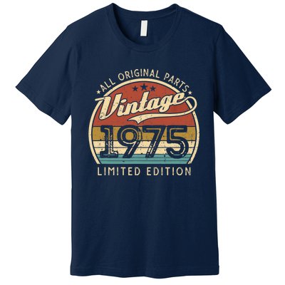 Vintage 1975 Limited Edition 47 Years Old 47th Birthday Premium T-Shirt