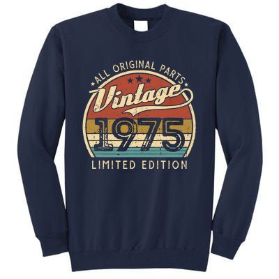 Vintage 1975 Limited Edition 47 Years Old 47th Birthday Tall Sweatshirt