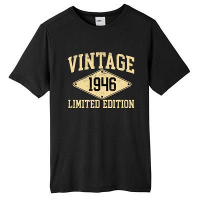 Vintage 1946 Limited Edition Year Of Birth Birthday Tall Fusion ChromaSoft Performance T-Shirt