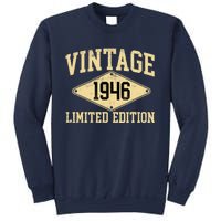 Vintage 1946 Limited Edition Year Of Birth Birthday Sweatshirt