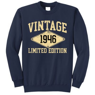 Vintage 1946 Limited Edition Year Of Birth Birthday Sweatshirt