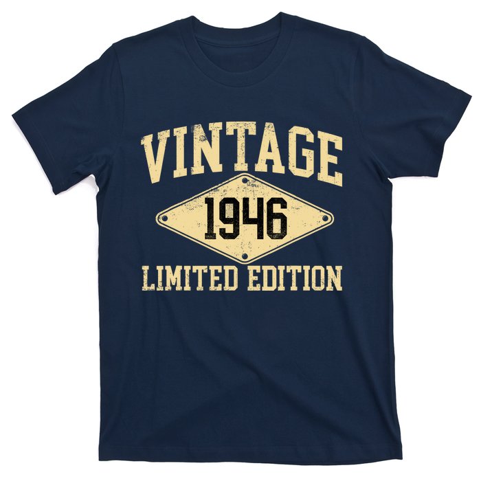 Vintage 1946 Limited Edition Year Of Birth Birthday T-Shirt