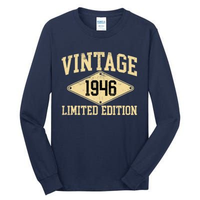 Vintage 1946 Limited Edition Year Of Birth Birthday Tall Long Sleeve T-Shirt