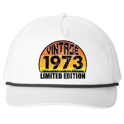 Vintage 1973 Limited Edition T Snapback Five-Panel Rope Hat