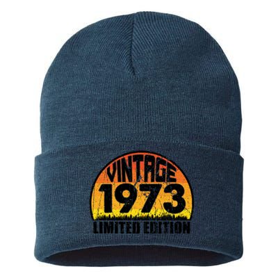 Vintage 1973 Limited Edition T Sustainable Knit Beanie