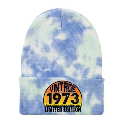 Vintage 1973 Limited Edition T Tie Dye 12in Knit Beanie