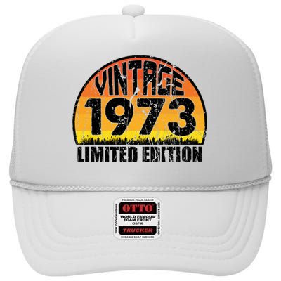 Vintage 1973 Limited Edition T High Crown Mesh Back Trucker Hat