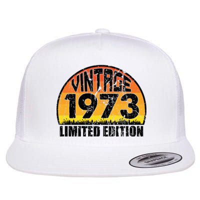 Vintage 1973 Limited Edition T Flat Bill Trucker Hat