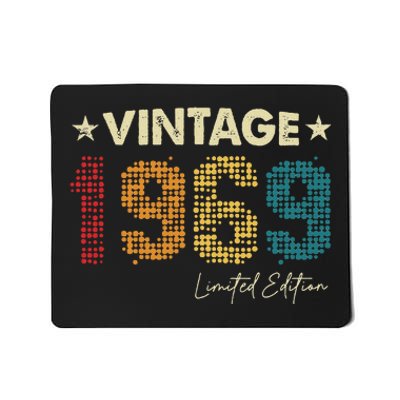 Vintage 1969 Limited Edition 55 Years Old 69th Birthday Mousepad