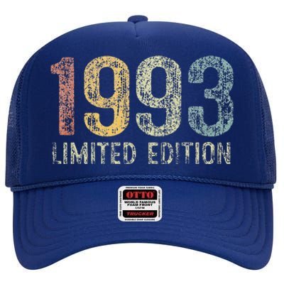 Vintage 1993 Limited Edition 30 Year Old 30th Birthday Gifts High Crown Mesh Back Trucker Hat