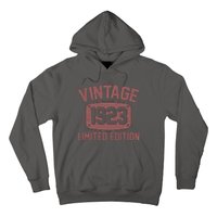 Vintage 1923 Limited Edition 100th Birthday Hoodie