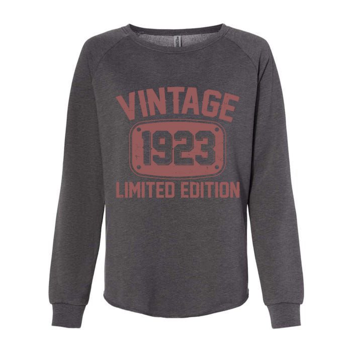 Vintage 1923 Limited Edition 100th Birthday Womens California Wash Sweatshirt