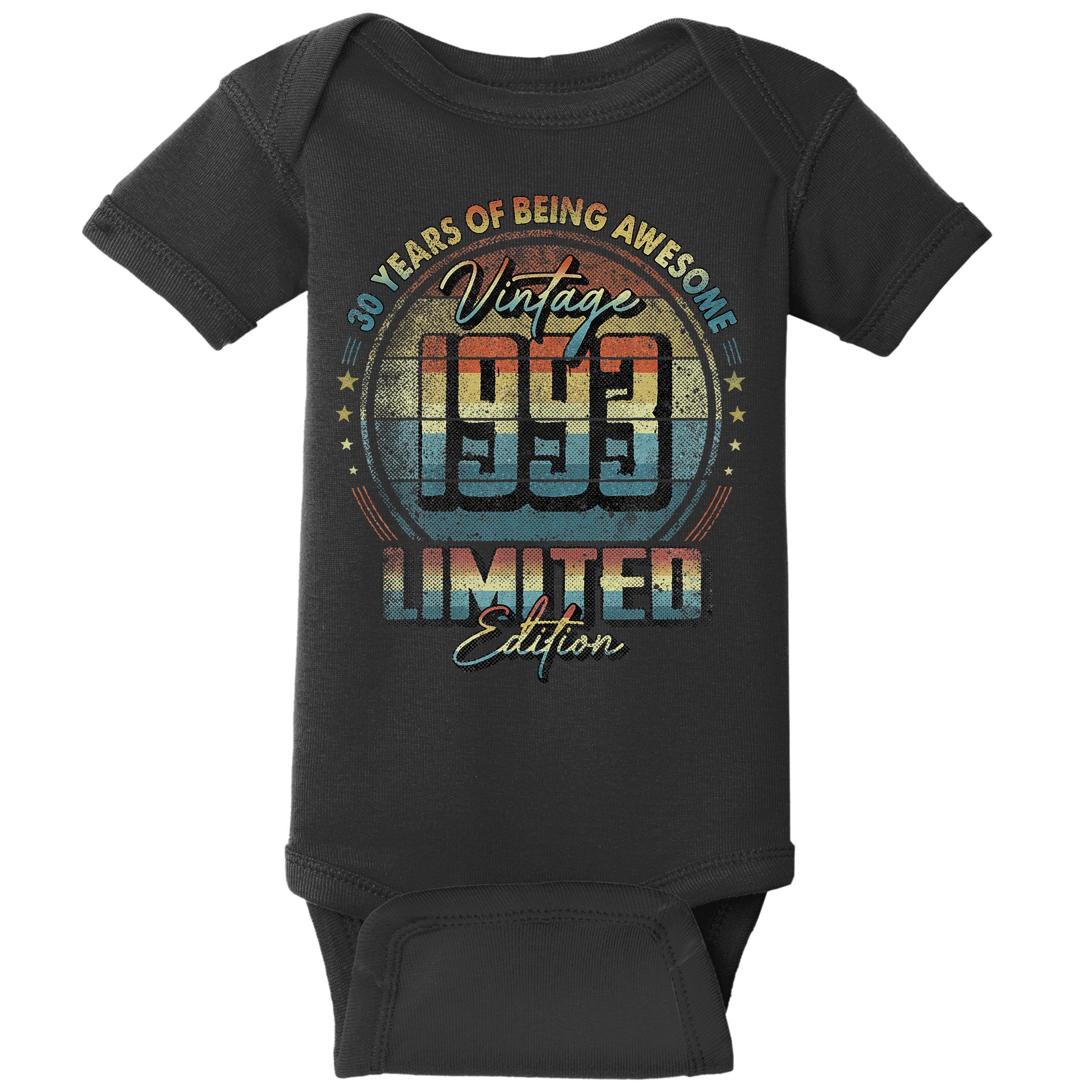 Vintage 1993 Limited Edition 30 Year Old 30th Birthday Baby Bodysuit